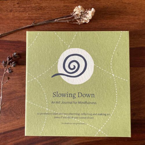 Brownliving Slowing Down Art Journal from Textile Waste