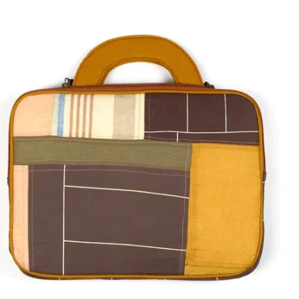 Brownliving Laptop Sleeve with Padding- Back To Basics Neutral