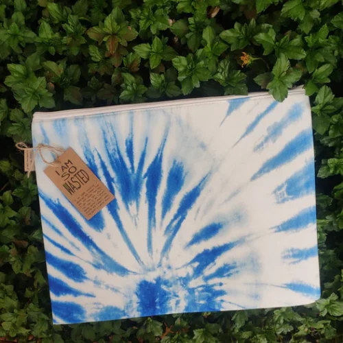 Brownliving 14 inch laptop sleeve blue Tie-dye