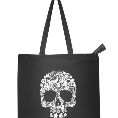 Brownliving Tote Bag Skull Black