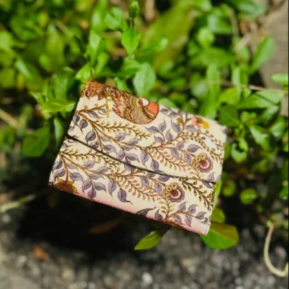 Brownliving - Handcrafted Cotton Fabric and Cork Leather Wallet