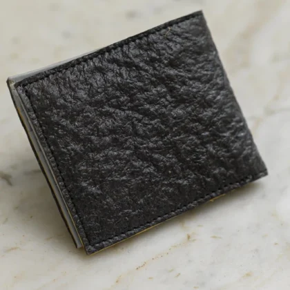 Brownliving Xisha Coconut Leather Wallet - Black